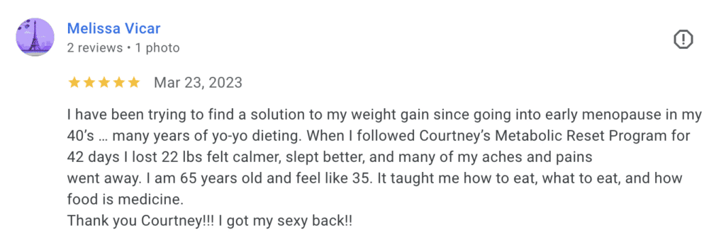 Client Reviews Melissa